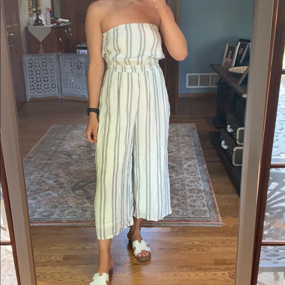 Urban outfitters strapless jumpsuit
